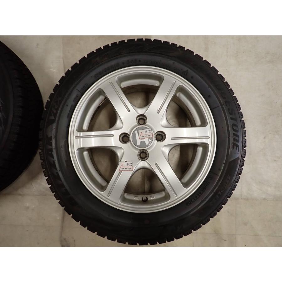 冬4本SET 会社宛 送料無料 175/65R15×6J 84Q ブリヂストン ブリザック