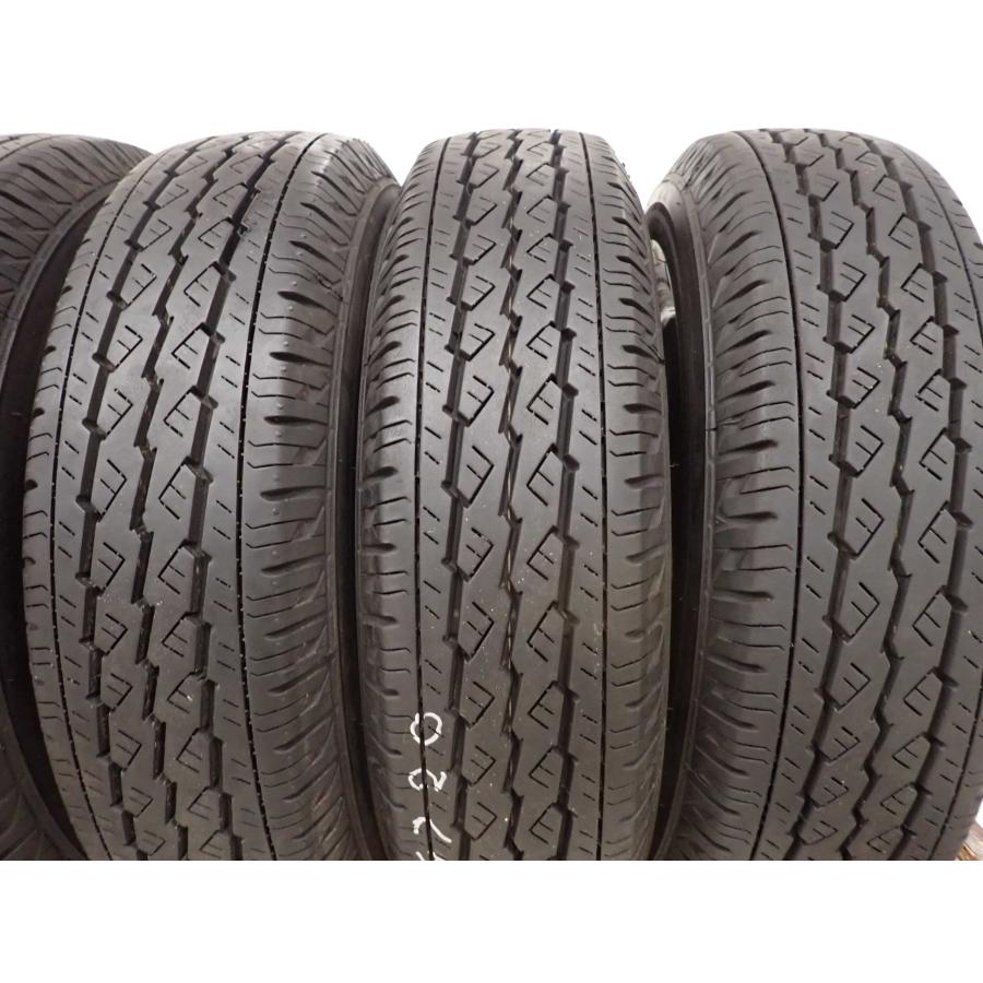 夏4本SET 会社宛 送料無料 165R13 6PR LT ブリヂストン V600 2023年製 