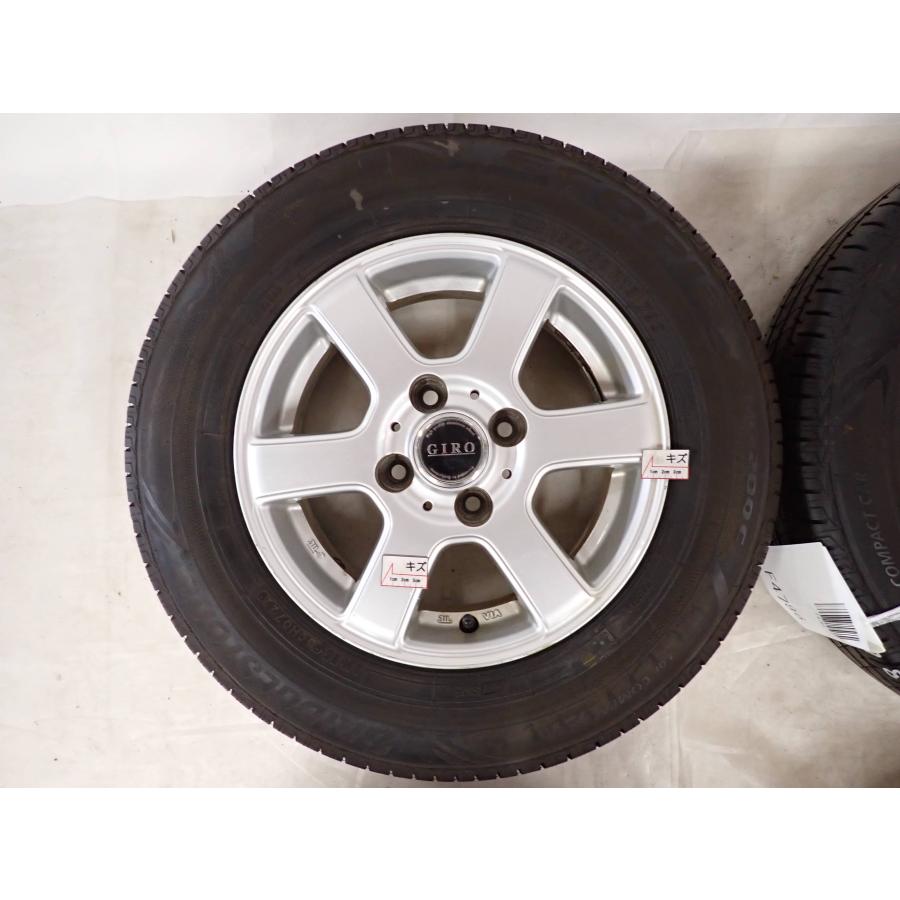 夏 4本SET 会社宛 送料無料 155/80R13×5J 79S ブリヂストン ECOPIA 