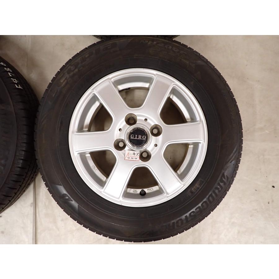 夏 4本SET 会社宛 送料無料 155/80R13×5J 79S ブリヂストン ECOPIA 