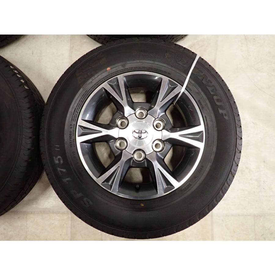 夏4本SET 会社宛 送料無料 195/80R15×6J 107/105 LT ダンロップ SP175N
