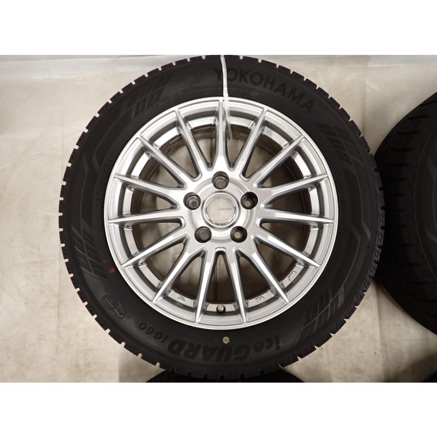 冬4本 会社宛 送料無料 205/55R16×6.5J 91Q ヨコハマ アイスガード 