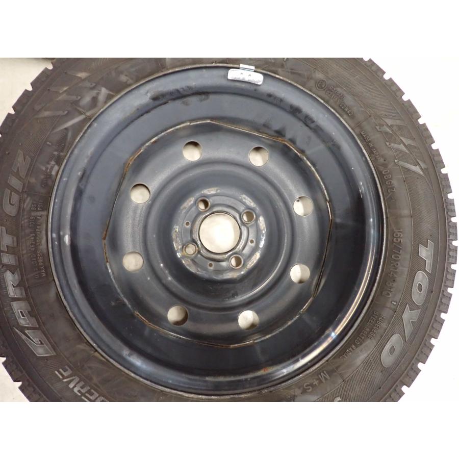 冬4本SET 会社宛 送料無料 165/70R14×5J 81Q トーヨー オブザーブ 