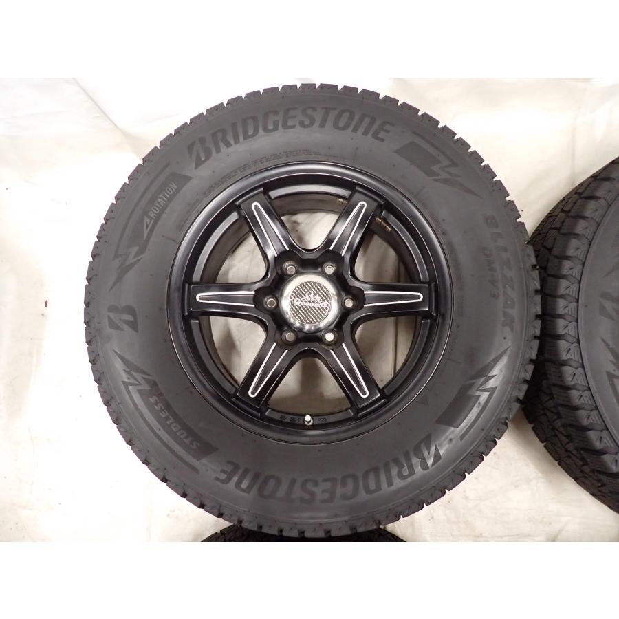 冬4本SET 会社宛 送料無料 265/65R17×7.5J 112Q ブリヂストン BS