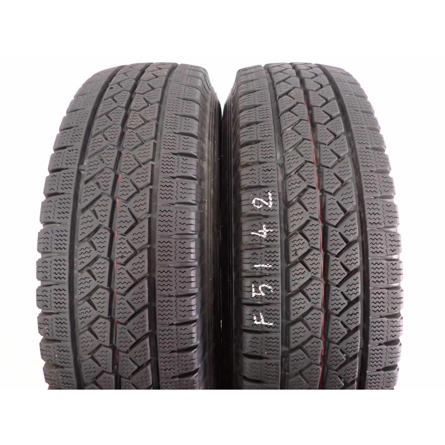 冬4本SET 会社宛 送料無料 195/80R15×6J 107/105 LT ブリヂストン