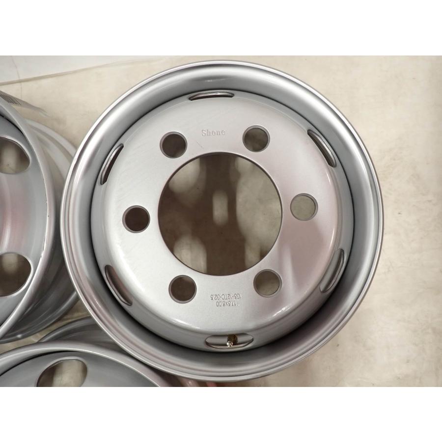 6本SET 会社宛 送料無料 17.5×6.00J SHONE トラック スチールホイール 