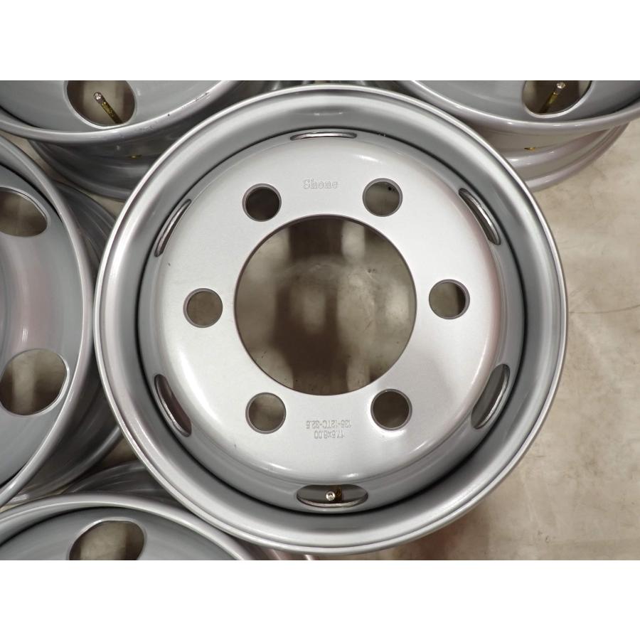 6本SET 会社宛 送料無料 17.5×6.00J SHONE トラック スチールホイール 