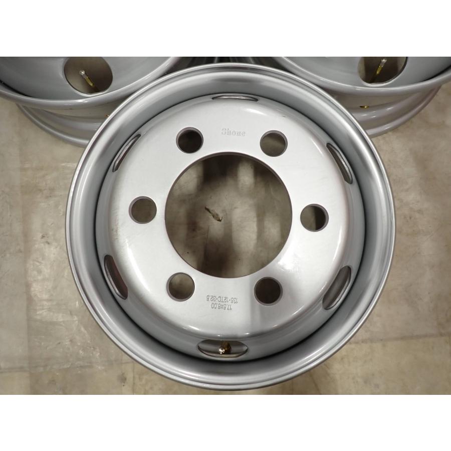 6本SET 会社宛 送料無料 17.5×6.00J SHONE トラック スチールホイール 