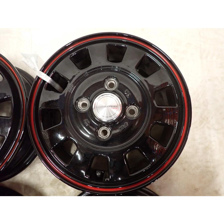 デイトナ3jホイール＋DURO100/60−12 4本SET 会社宛 送料無料 12×3.5J SHONE デイトナアルティメット アルミ