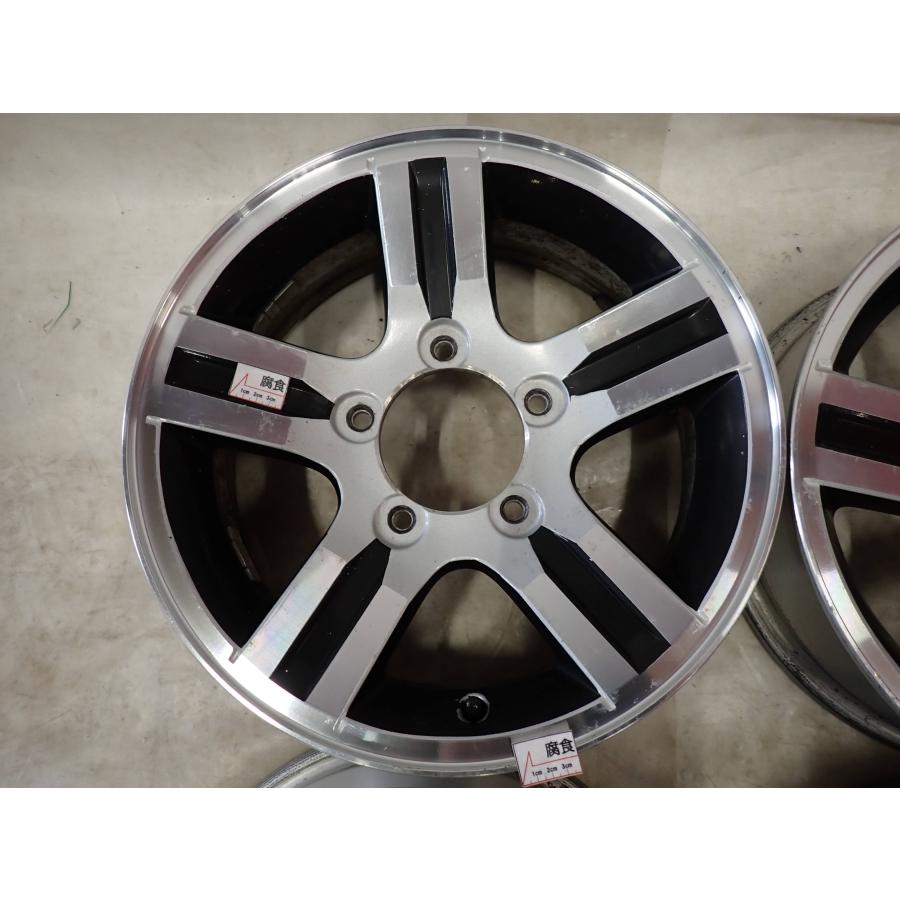 4本SET 会社宛 送料無料 16×5.5J スズキ JB23 ジムニー 純正 アルミ 5