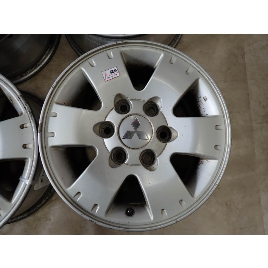 4本SET 会社宛 送料無料 16×7J 三菱 パジェロ V73W 純正 アルミ