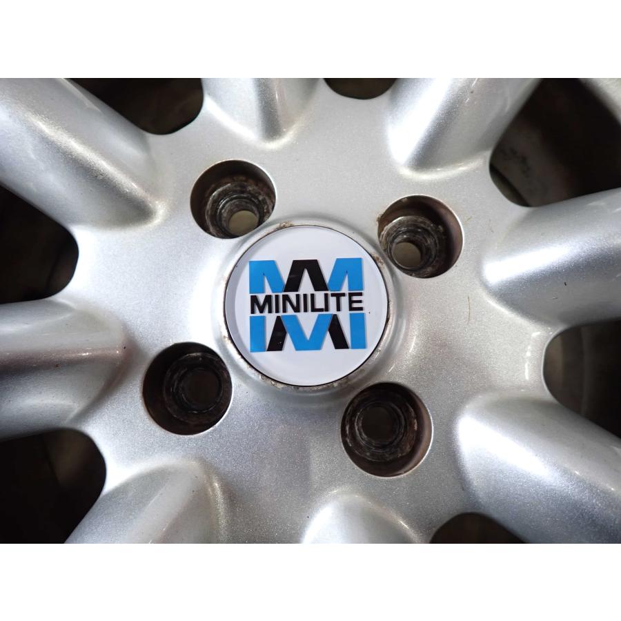4本SET 会社宛 送料無料 15×6J MINILITE ミニライト アルミ 4穴 PCD