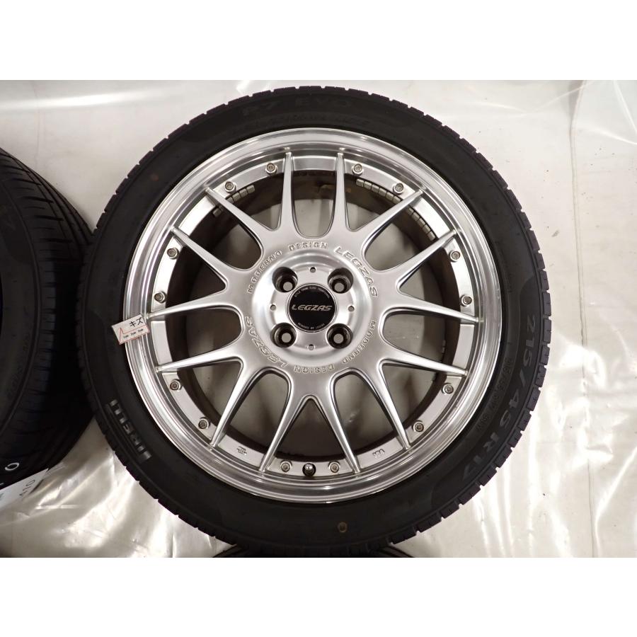 夏4本SET 会社宛送料無料 215/45R17×7J 91W ピレリ P7 evo 2021年製