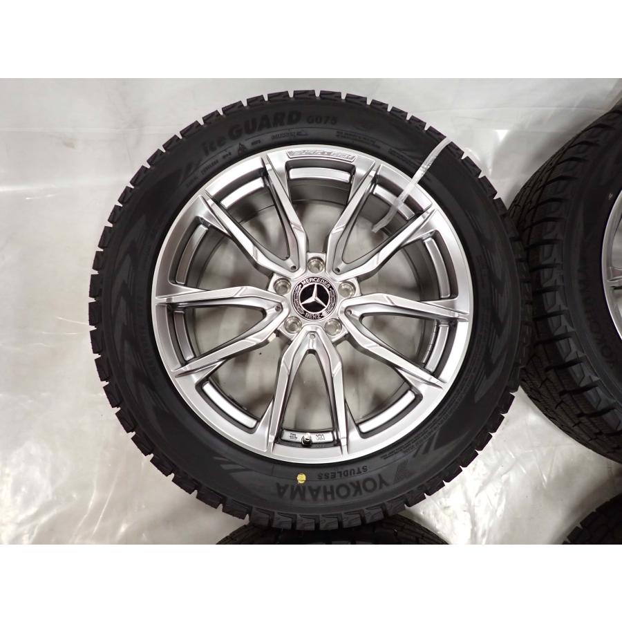 冬4本新品 2023年製 4本SET 会社宛 送料無料 255/50R19×8J 107Q ヨコハマ アイスガード G075 EUROTECH アルミ ベンツ Aクラス B NO,F5492の画像