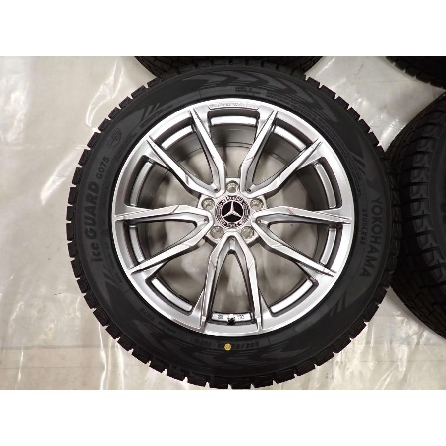 冬4本新品 2023年製 4本SET 会社宛 送料無料 255/50R19×8J 107Q ヨコハマ アイスガード G075 EUROTECH アルミ ベンツ Aクラス B NO,F5492の画像