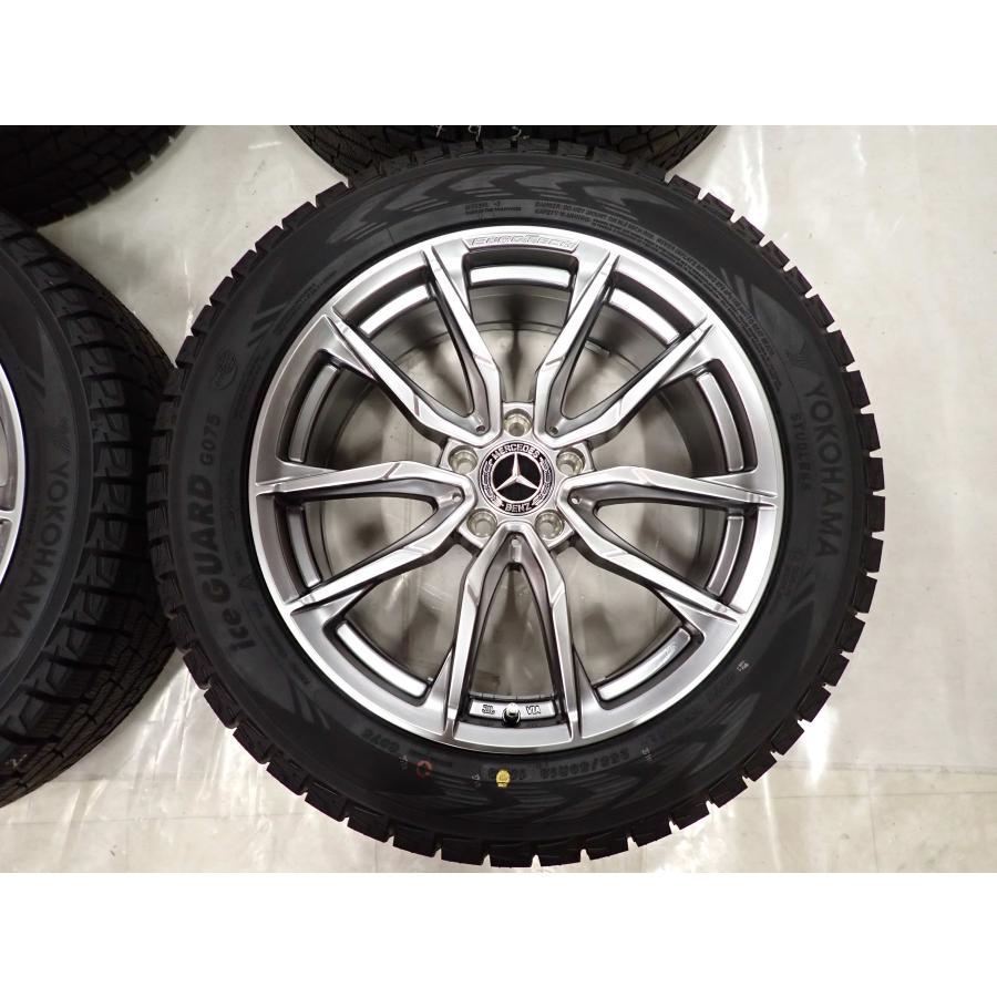 冬4本新品 2023年製 4本SET 会社宛 送料無料 255/50R19×8J 107Q ヨコハマ アイスガード G075 EUROTECH アルミ ベンツ Aクラス B NO,F5492の画像