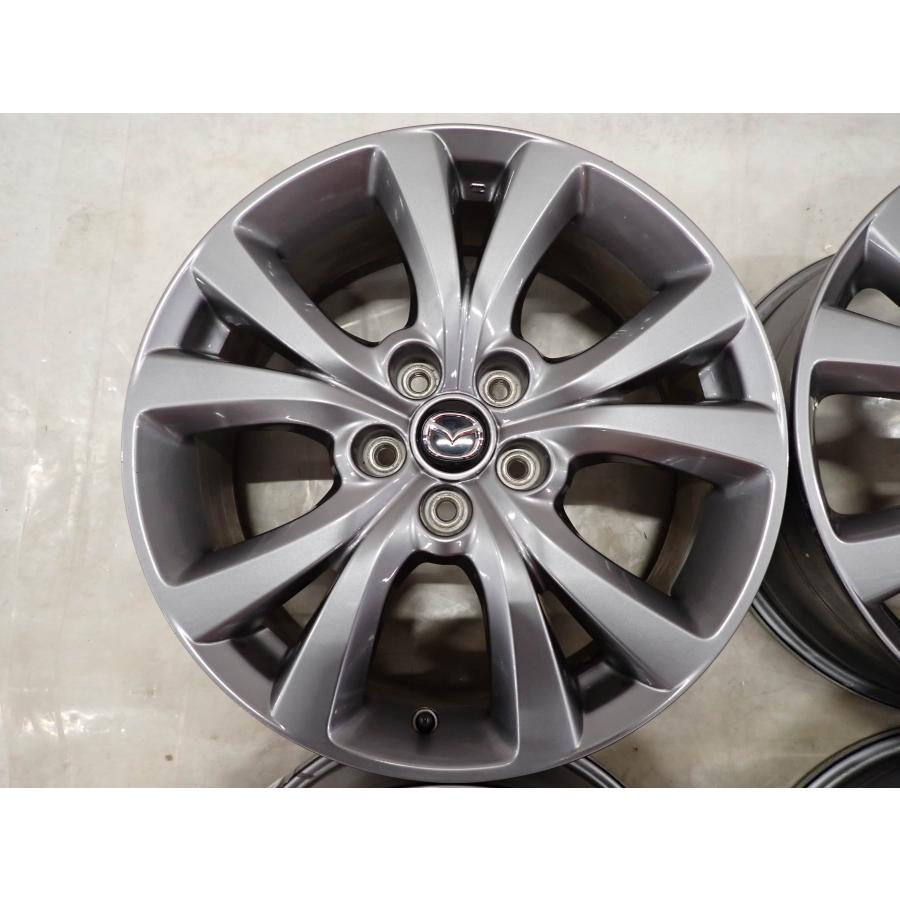 4本SET 会社宛 送料無料 18×7J マツダ 純正 アルミホイール 5穴 PCD114