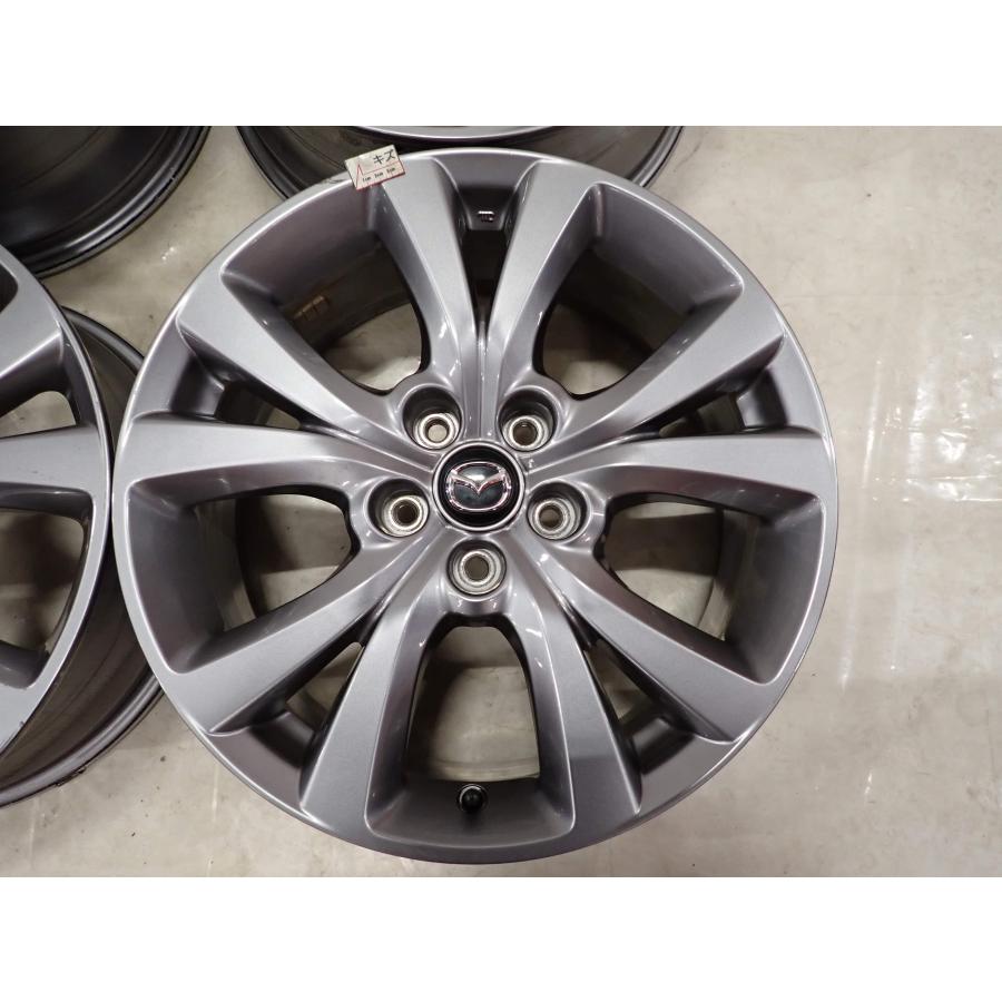4本SET 会社宛 送料無料 18×7J マツダ 純正 アルミホイール 5穴 PCD114