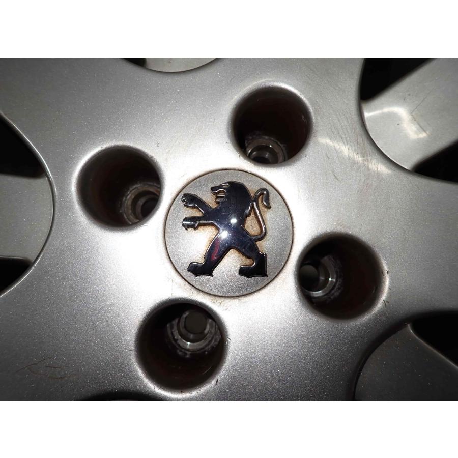 4本SET 会社宛 送料無料 17×7J プジョー PEUGEOT 207純正 アルミ 
