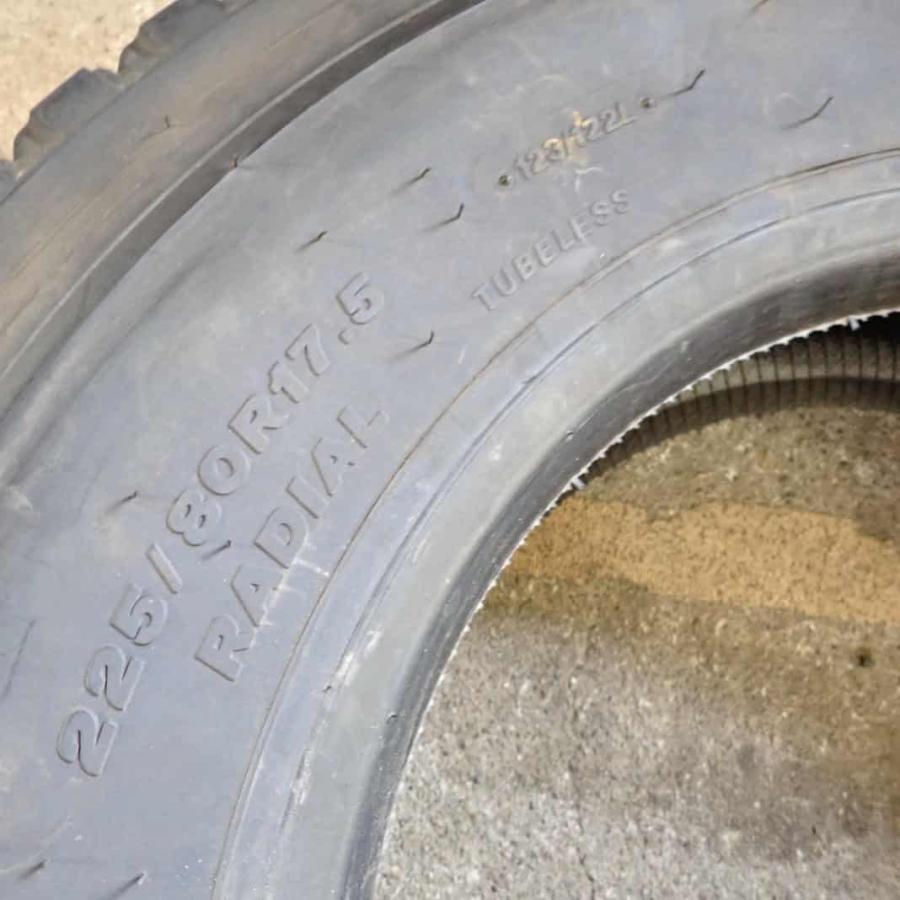 夏2本SET 会社宛 送料無料 225/80R17.5 123/122 LT ブリヂストン G530 