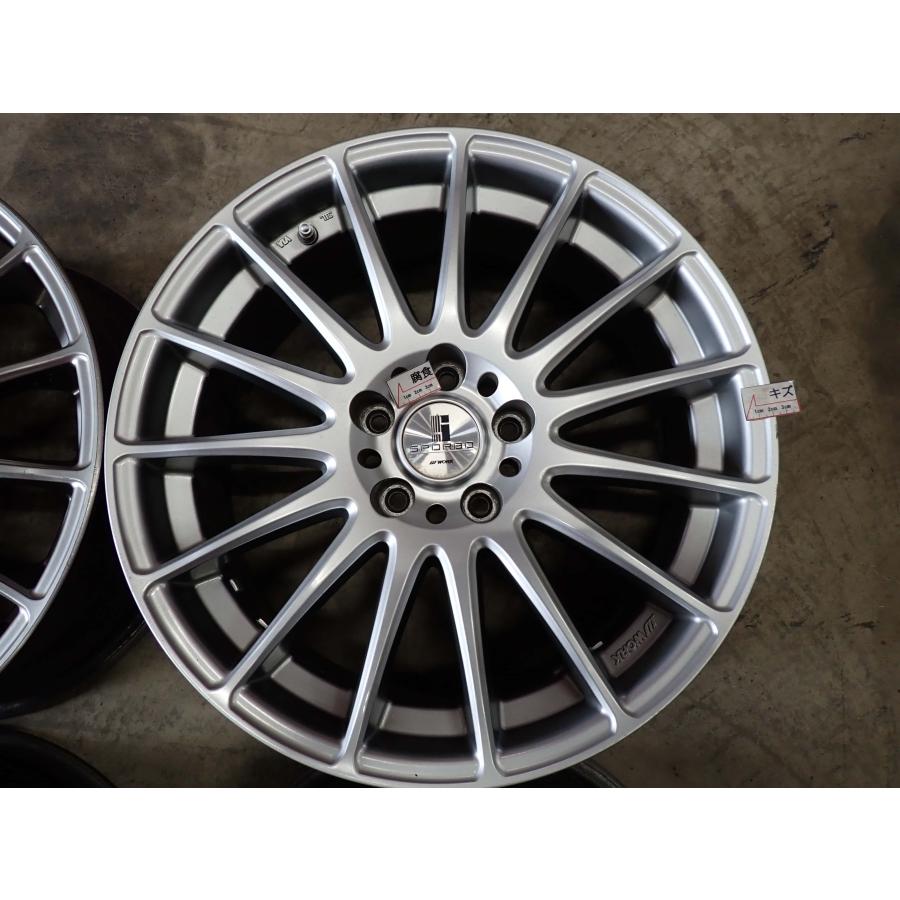 WORK SPORBO FERVORE 17インチアルミ・タイヤセット 4本SET 会社宛 送料無料 18×7.5J Work SPORBO FERVORE-L アルミ