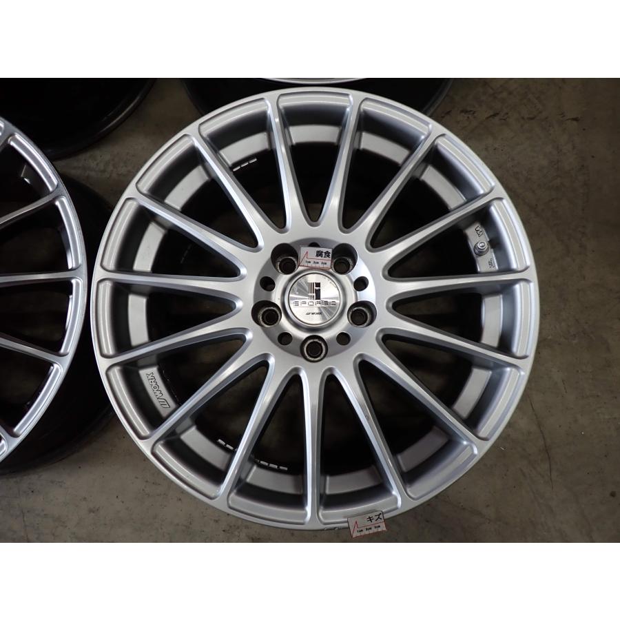 4本SET 会社宛 送料無料 18×7.5J Work SPORBO FERVORE-L アルミ