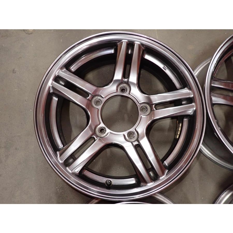 中古アルミ16X5.5　ジムニー純正４本セット 4本SET 会社宛 送料無料 16×5.5J スズキ ジムニー 純正 アルミ 5