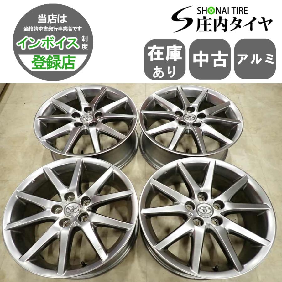 18年式エスティマの純正アルミです‼️