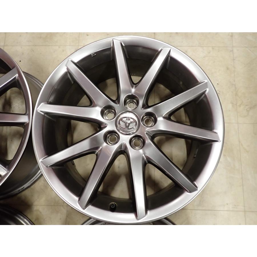 birdiechance854 エスティマホイール③ 4本SET 会社宛送料無料 18×7J トヨタ エスティマ 純正アルミ 5穴