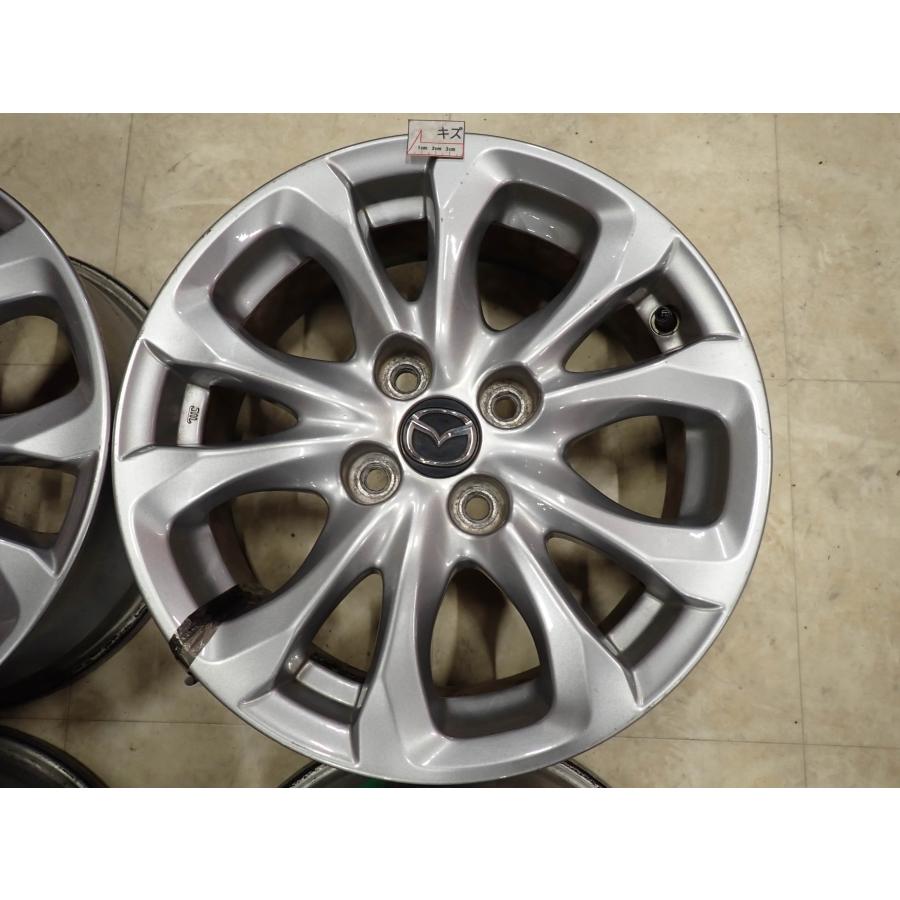 4本SET 会社宛 送料無料 15×5.5J マツダ2 MAZDA 純正 アルミホイール 4