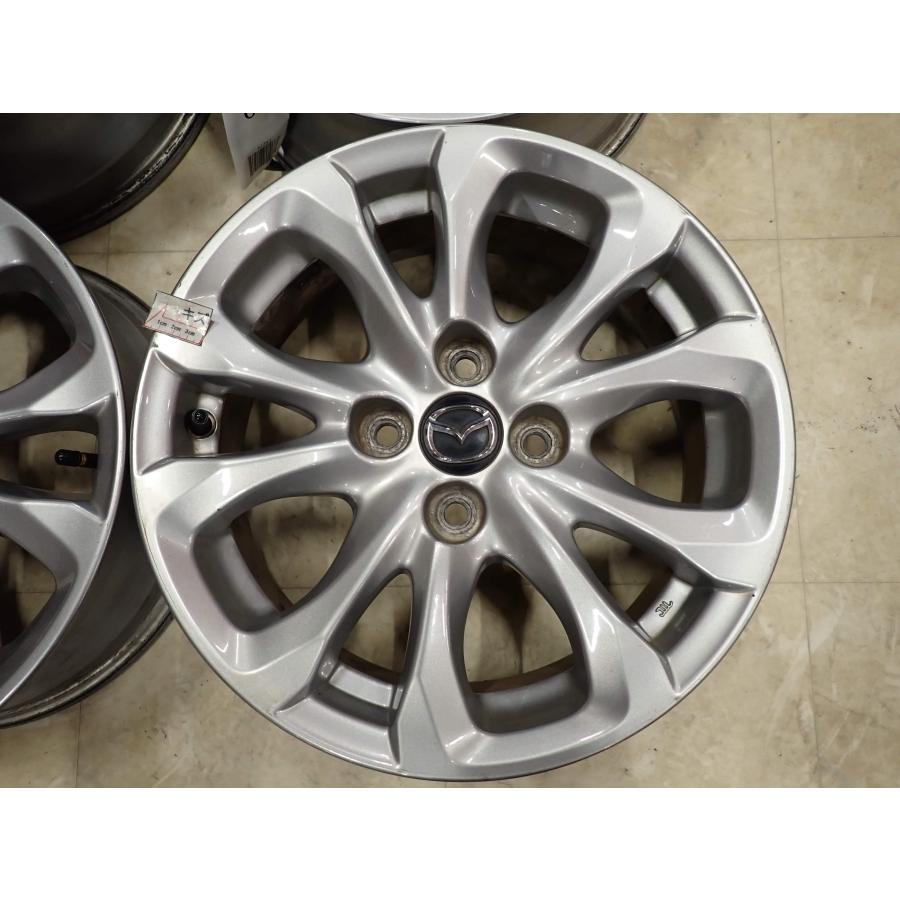 4本SET 会社宛 送料無料 15×5.5J マツダ2 MAZDA 純正 アルミホイール 4