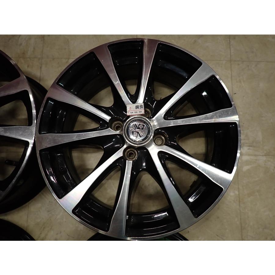 4本SET 会社宛 送料無料 16×6J ビッグウエイ TRG BAHN-XP アルミ