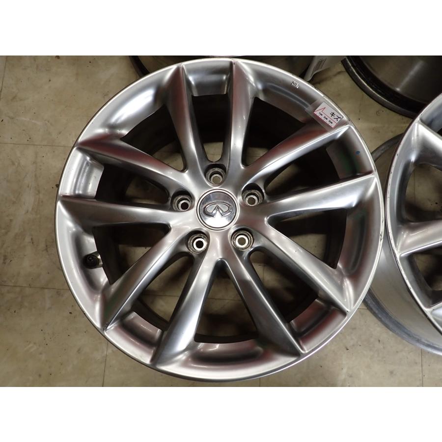 4本SET 会社宛 送料無料 17×7.5J 日産 スカイラインV37 純正