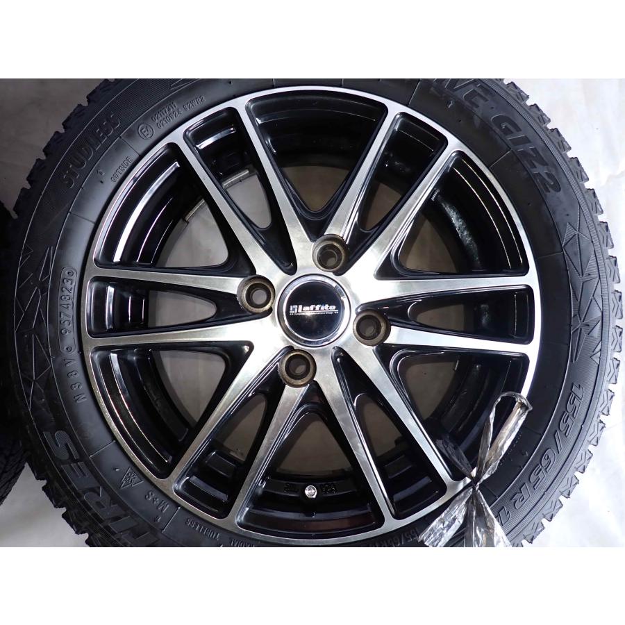 冬4本SET 会社宛送料無料 155/65R14×4.5J 75Q トーヨー オブザーブ 