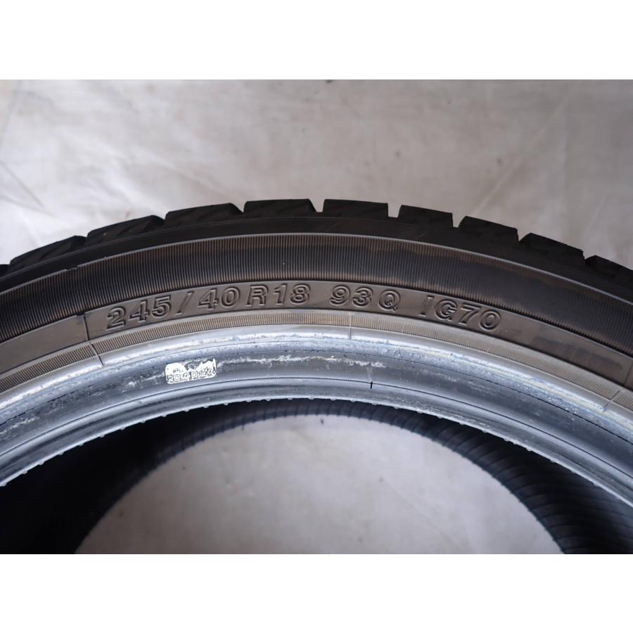 冬4本SET 会社宛送料無料 245/40R18 93Q ヨコハマ アイスガード IG70 2023年製 インプレッサ ハッチバック レクサスGS アウディA4 NO,F6467の画像