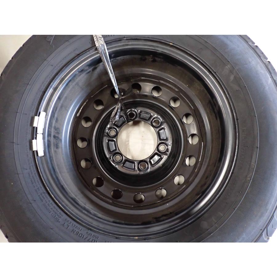 夏4本SET 会社宛 送料無料 195/80R15×6J 107/105 LT ダンロップ SP175N