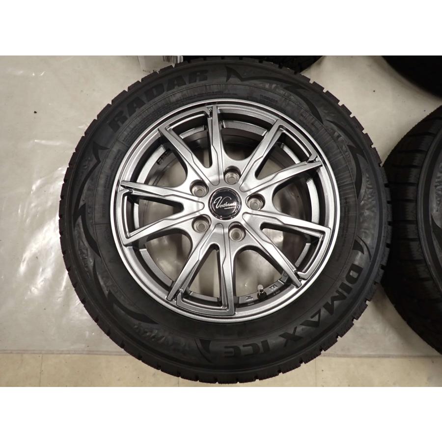 冬 新品 2024年製 4本SET 会社宛 送料無料 195/65R15×6J 95T RADAR 