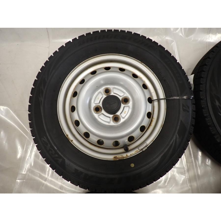 冬4本SET 会社宛 送料無料 145/80R13×4J 75Q ブリヂストン ブリザック