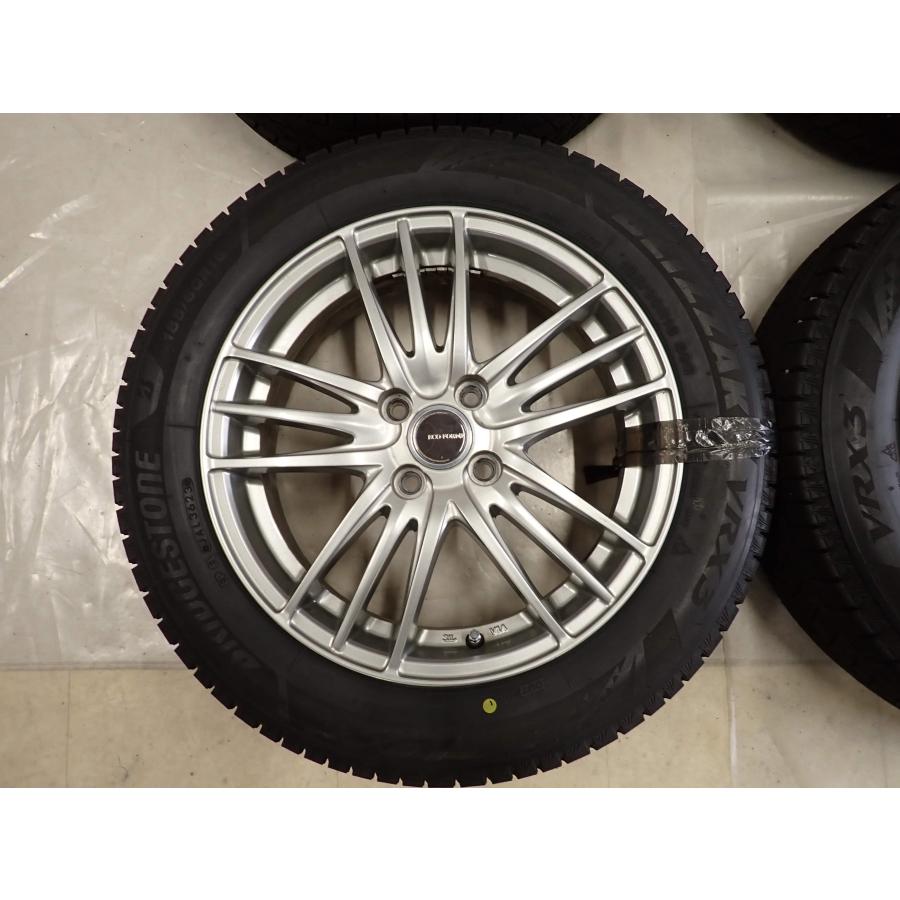 冬4本SET 会社宛 送料無料 185/60R16×6J 86Q ブリヂストン ブリザック VRX3 2023年製 アルミ ノート e-POWER 特価品 店頭交換OK NO,F6918の画像