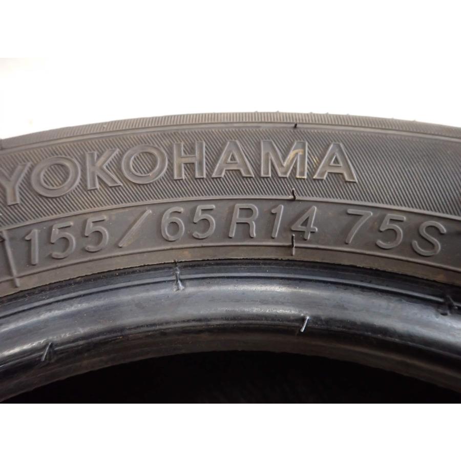 夏4本SET 会社宛送料無料 155/65R14 75S ヨコハマ S306 2023年製