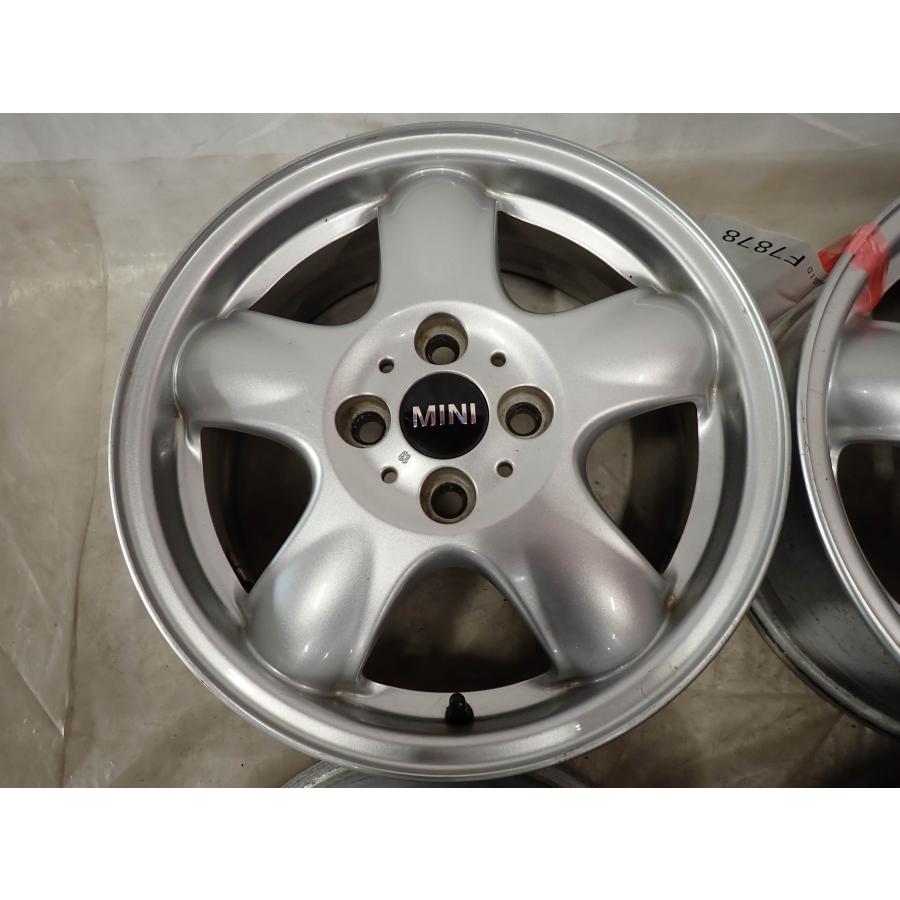 4本SET 会社宛 送料無料 15×5.5J MINI 純正 アルミ 4穴 PCD 100mm +45