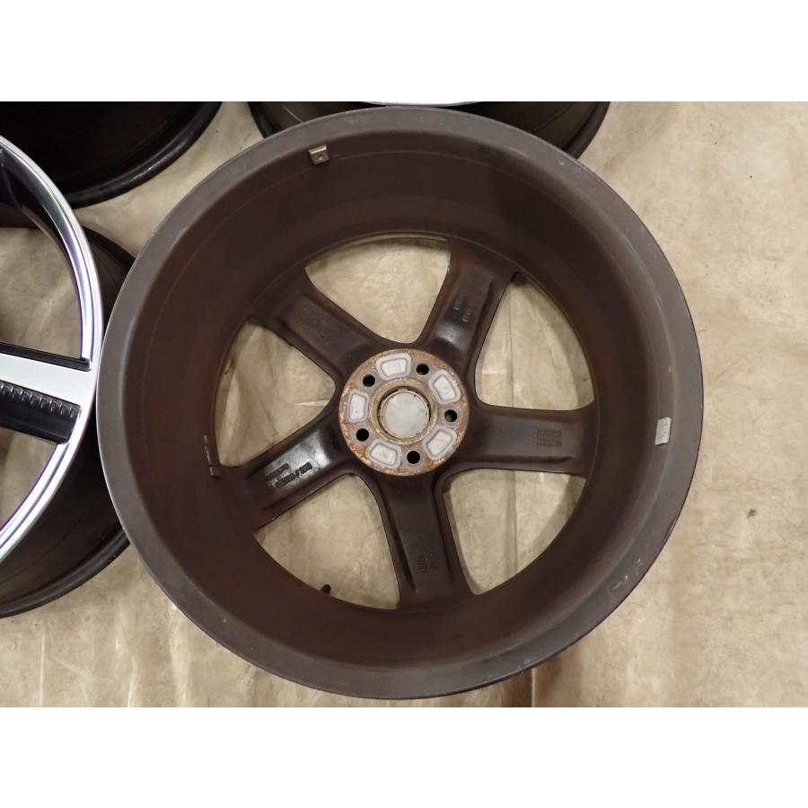 4本 会社宛 送料無料 19×8J ボルボ 純正 アルミ VOLVO イクシオン2 希少 ダイヤモンドカット マットブラック 5穴 PCD 108mm +55 NO,F7899_6