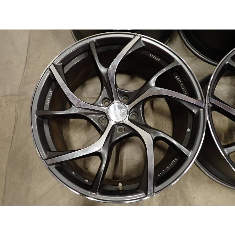 専用ナット付き 4本SET 会社宛 送料無料 20×9J RAYS VERSUS VMF C-01 FORGED 鍛造 アルミ 5穴 PCD 114.3mm +37 ハブ径73mm 特価 NO,F8073の画像