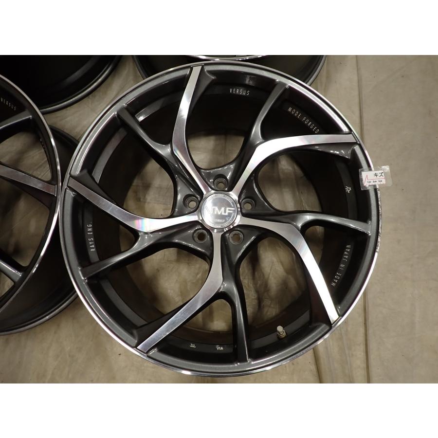 専用ナット付き 4本SET 会社宛 送料無料 20×9J RAYS VERSUS VMF C-01 FORGED 鍛造 アルミ 5穴 PCD 114.3mm +37 ハブ径73mm 特価 NO,F8073の画像