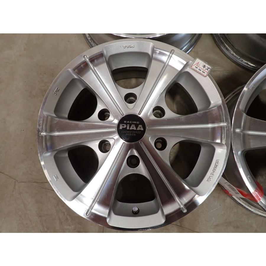 4本SET 会社宛 送料無料 15×6J PIAA アルミ ホイール 6穴 PCD139.7mm +