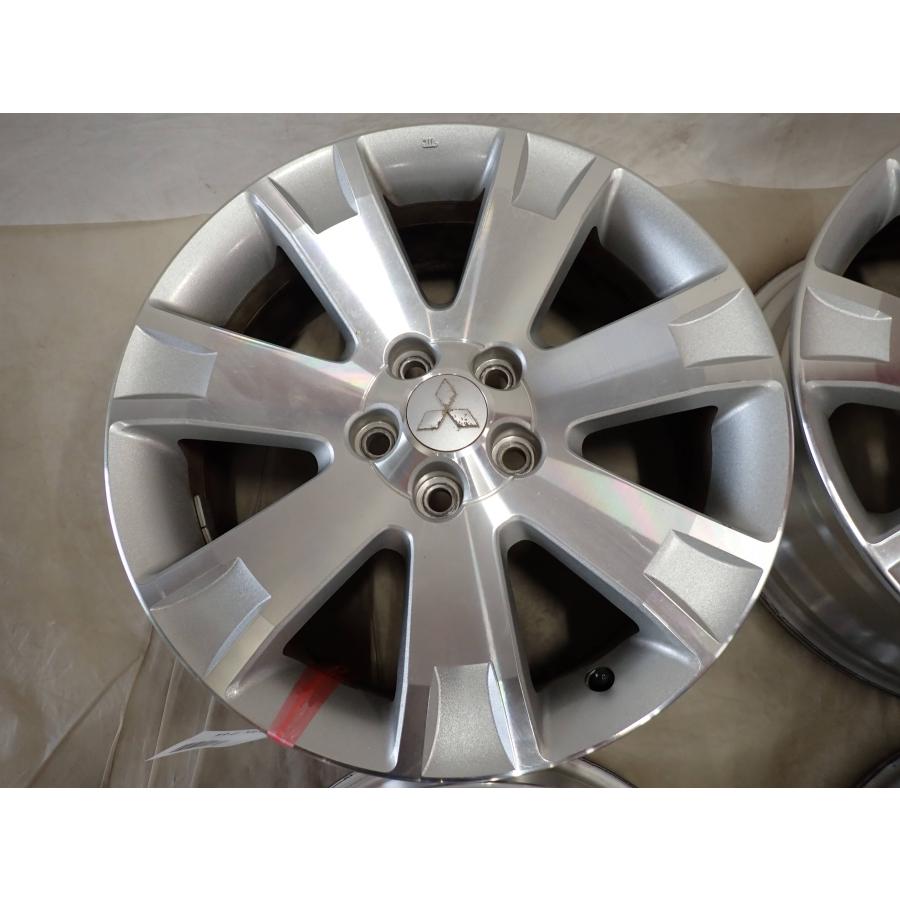 4本SET 会社宛 送料無料 18×7J 三菱 デリカD:5 純正 アルミ 5穴 PCD