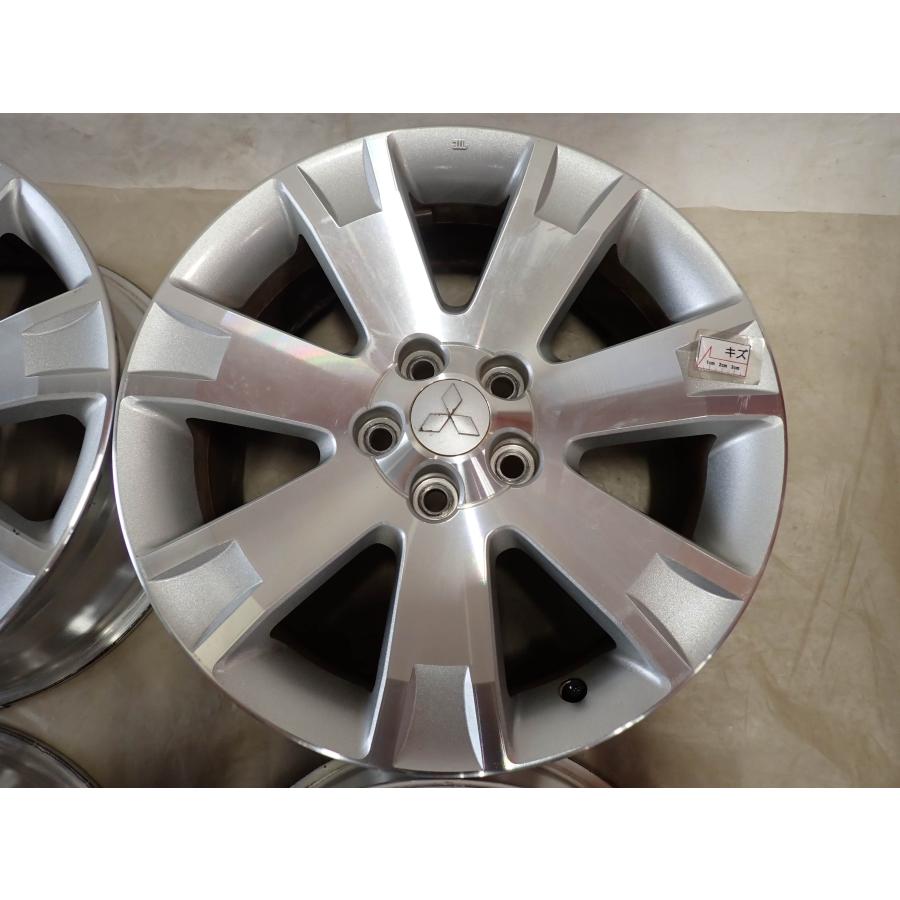 4本SET 会社宛 送料無料 18×7J 三菱 デリカD:5 純正 アルミ 5穴 PCD
