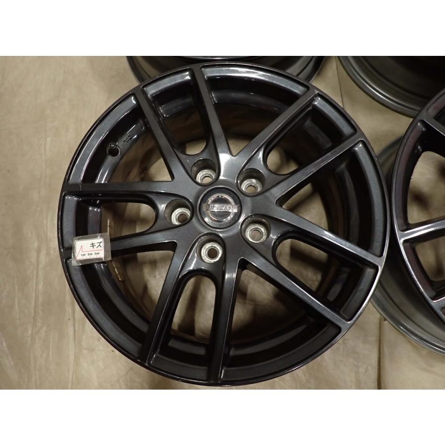 4本SET 会社宛 送料無料 16×6.5J 日産 純正 エスティーロ アルミ 
