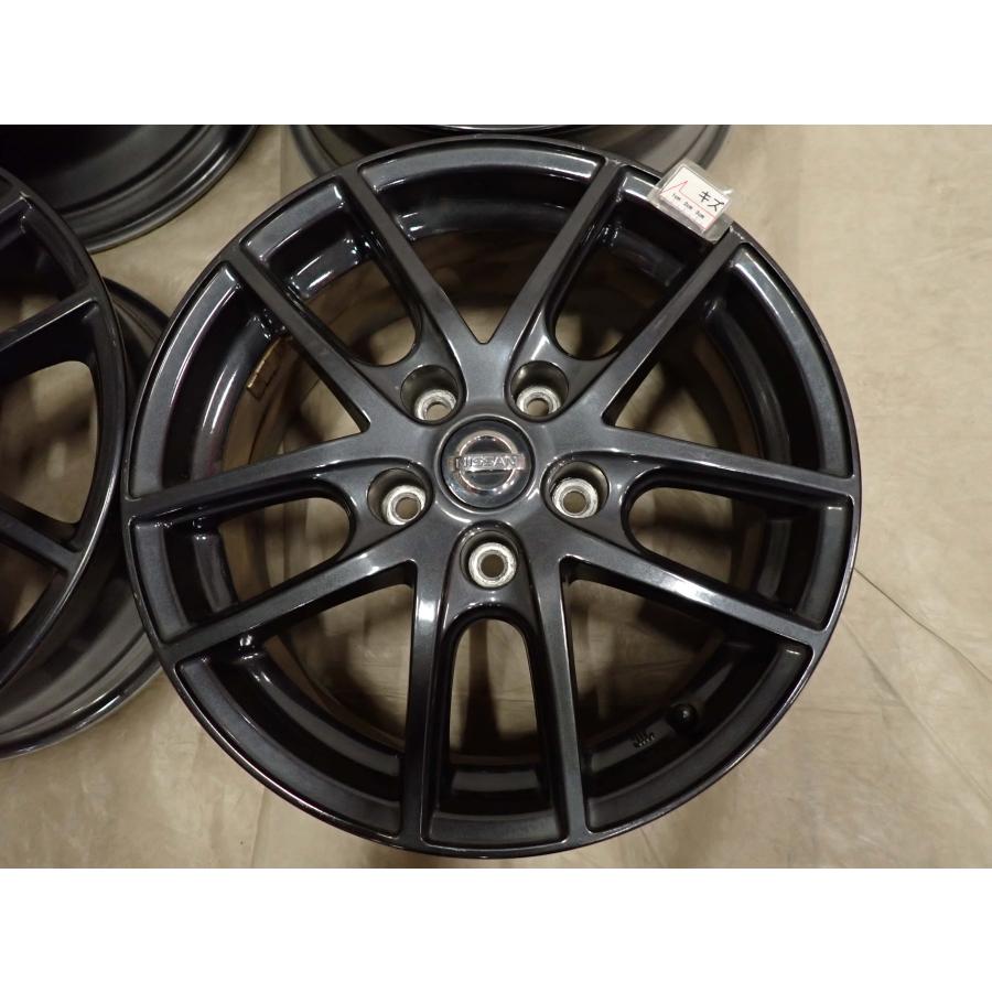 4本SET 会社宛 送料無料 16×6.5J 日産 純正 エスティーロ アルミ 