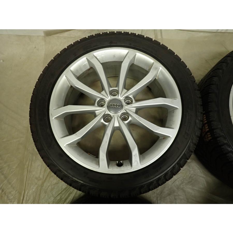 冬4本 会社宛 送料無料 245/40R18×7.5J 97H ミシュラン X-ICE SNOW 2021年製 AUDI アウディ 8W A4 純正 アルミ 店頭交換OK 特価 NO,F8713の画像